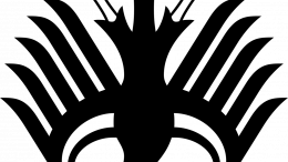 Bundesadler BRD steht auf dem Kopf