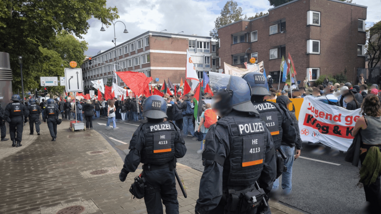 Rheinmetall Entwaffenen Demonstration am 30.08.2025