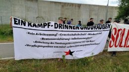 Kundgebung Ein Kampf Drinnen und Draußen Hamburg
