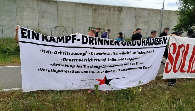 Kundgebung Ein Kampf Drinnen und Draußen Hamburg